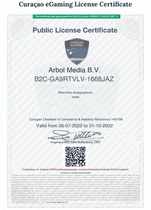 curacao license